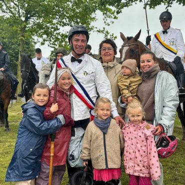 Erik Jensen beim Königsringreiten des Westerlandföhrer Ringreitervereins in Oldsum auf Föhr.