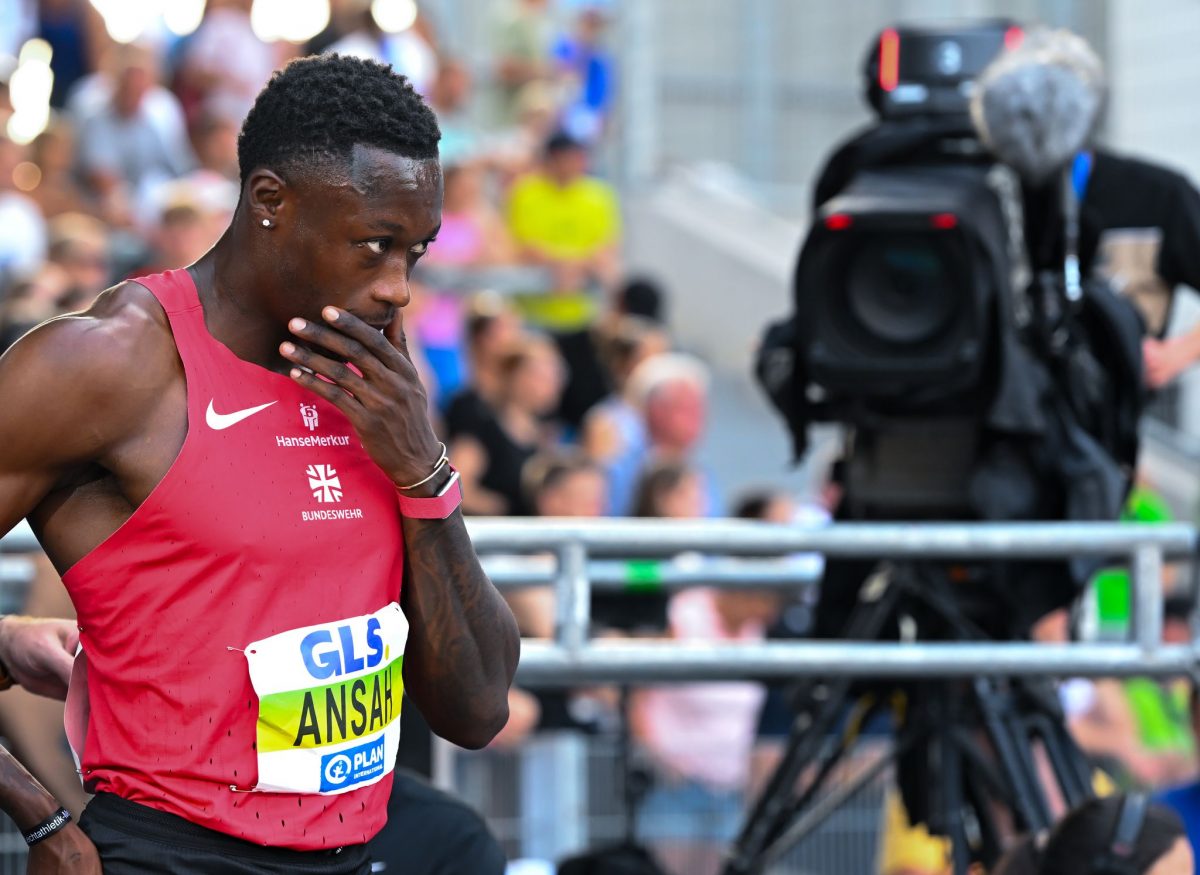 Owen Ansah äußerte sich trotz des laufenden Nada-Verfahrens gegen ihn nach seinem 100-Meter-Titel.