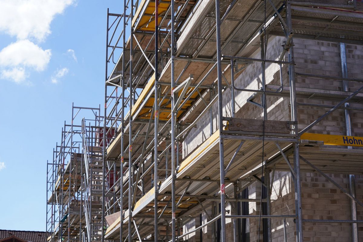 Vor allem der Wohnungsbau in Schleswig-Holstein legt zu. (Archivbild)