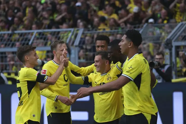 Der BVB hatte früh Grund zur Freude.