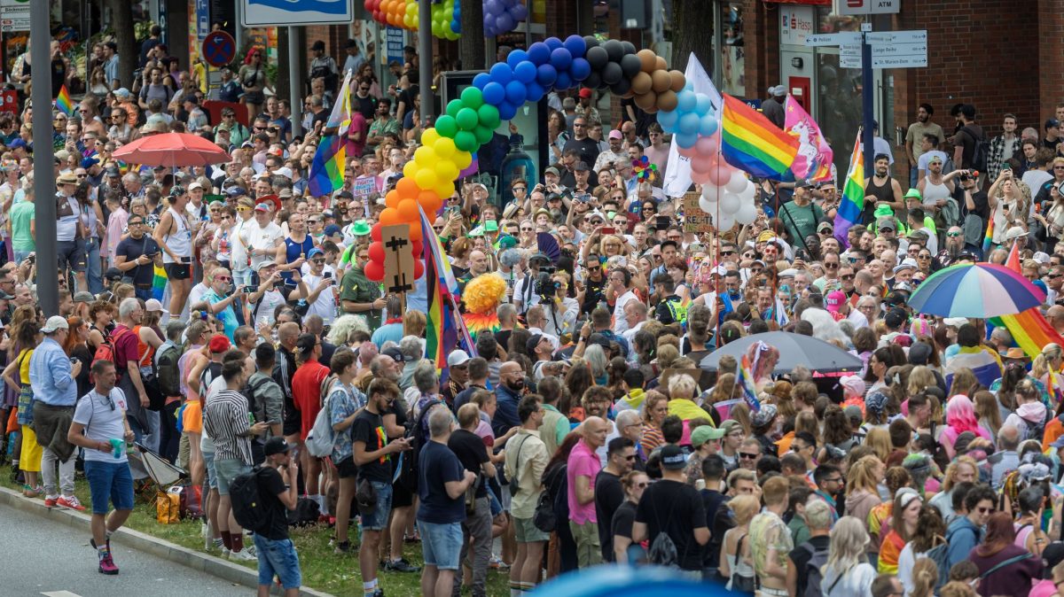 Am Hamburger Christopher Street Day nahmen am Samstag etwa 300.000 Menschen teil. (Archivbild)