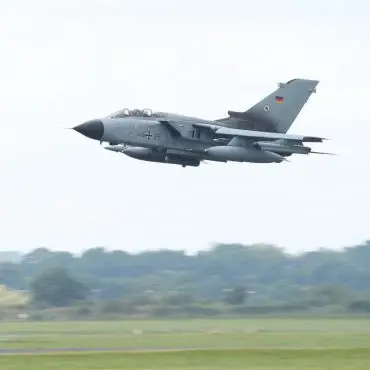 Ein «Tornado» der Luftwaffe in Jagel. (Archivbild)