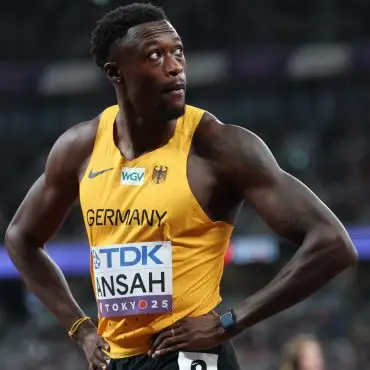 Owen Ansah greift am Dienstagabend im 100-Meter-Halbfinale bei der EM ein. (Archivbild)