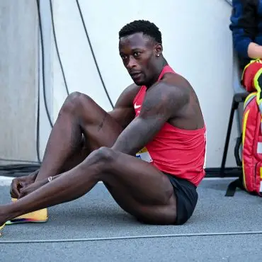 Könnte bald vor einer langen Sperre stehen: Sprinter Owen Ansah. (Archivbild)