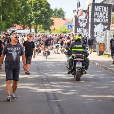 Die Polizei spricht von einem moderaten Einsatzgeschehen in Wacken. (Symbolbild)