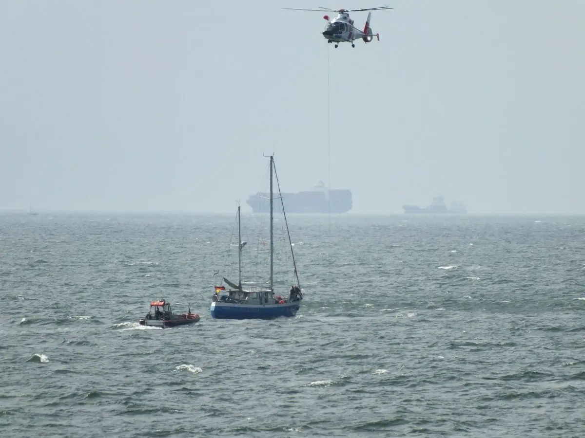 Die Polizei und die Seenotrettung starteten eine koordinierte Rettungsaktion.