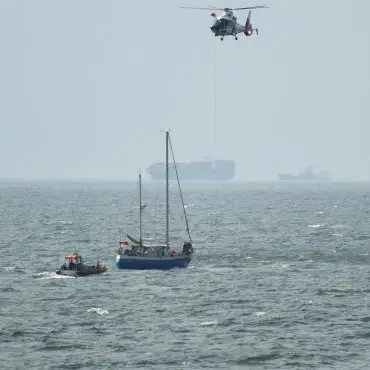 Die Polizei und die Seenotrettung starteten eine koordinierte Rettungsaktion.