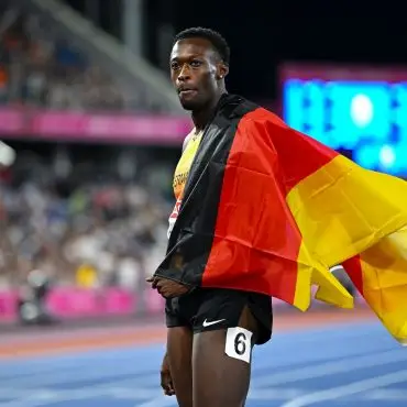 Owen Ansah gewann EM-Gold über 200 Meter.