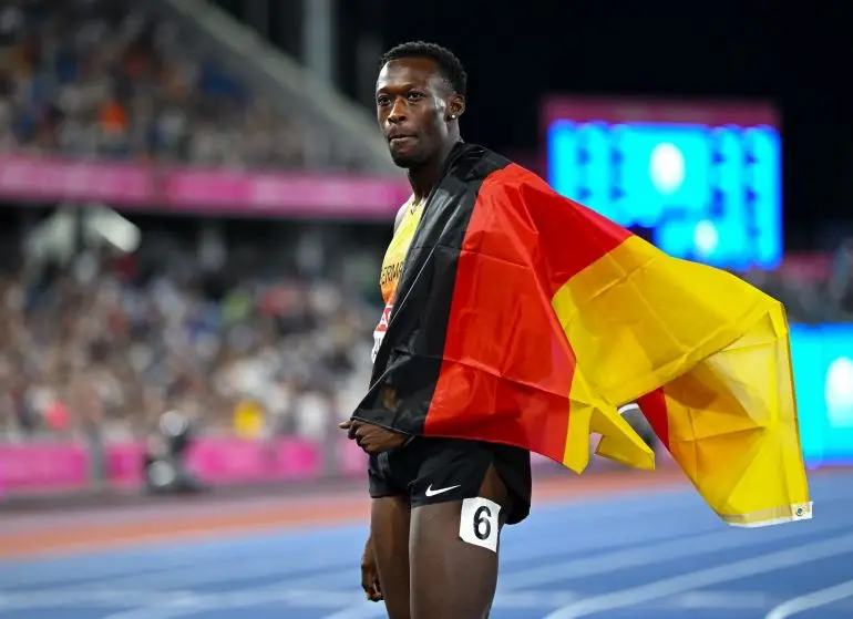 Owen Ansah gewann EM-Gold über 200 Meter.