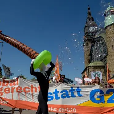 Zwei weitere für den ersten Gipfeltag am 7. Juli 2017 geplanten Kundgebungen von Attac hatte die Stadt Hamburg verboten. (Archivbild)