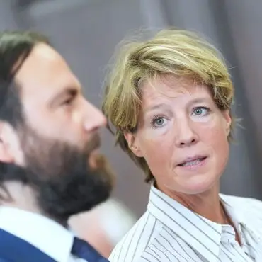 Christina Block bestreitet die Vorwürfe der Anklage.