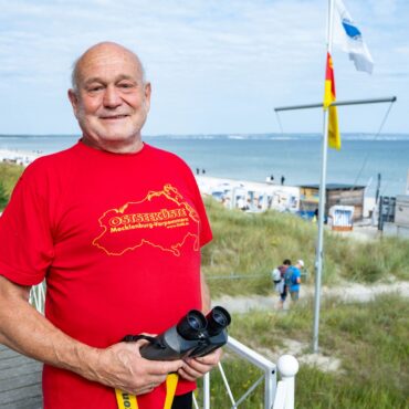 Seit 50 Jahren hat Holger die Ostsee vor Binz im Blick.