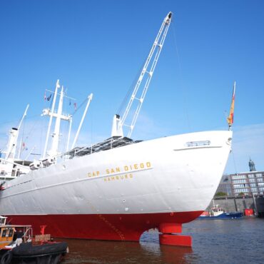 Quasi in letzter Minute wurde die «Cap San Diego» gerettet und zurück nach Hamburg gebracht: Fast wurde sie verschrottet.