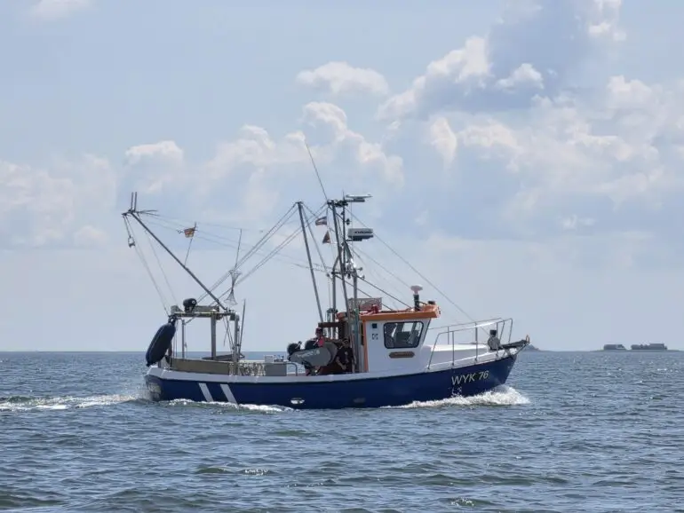 WWF-Karte mit vorgeschlagenen fischereifreien Gebieten im Wattenmeer rund um Föhr und Amrum