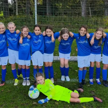 E-Juniorinnen des FSV Wyk-Föhr beim Auswärtsspiel gegen die SG Leck/Achtrup/Ladelund