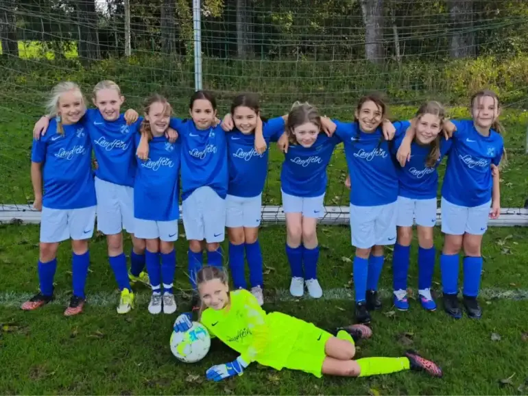E-Juniorinnen des FSV Wyk-Föhr beim Auswärtsspiel gegen die SG Leck/Achtrup/Ladelund