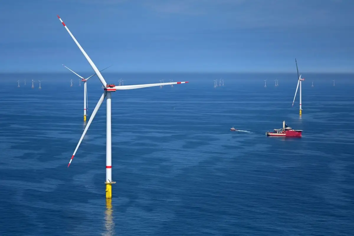 Der Windpark He Dreiht besteht aus 64 Windenergieanlagen. (Archivbild)