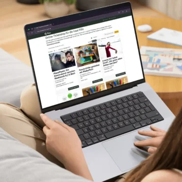 Startseite des neuen Online-Ticketshops der Föhr Tourismus GmbH