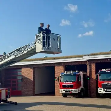 Feuerwehrgerätehaus der Freiwilligen Feuerwehr Wyk am Rebbelstieg auf Föhr