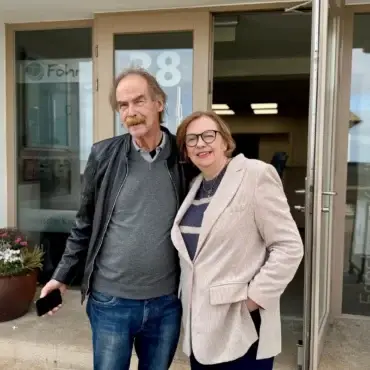 Autorin Micaela Jary bei Föhr erLesen in Wyk auf Föhr