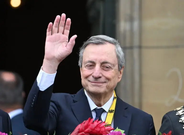 Der frühere EZB Präsident Mario Draghi erhält den Marion-Dönhoff-Preis für internationale Verständigung und Versöhnung. (Archivbild)