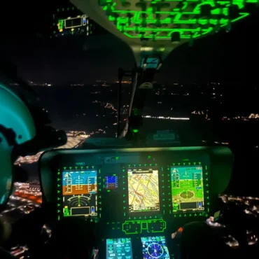 Rettungshubschrauber sollen durch das neue Point-in-Space-Verfahren Föhr und Amrum bei schlechter Sicht häufiger erreichen können