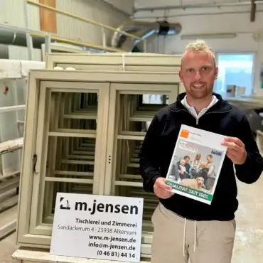 Neues Hausbaukonzept auf Föhr durch die Zusammenarbeit von Tischlerei M. Jensen und Kähler Massivhaus