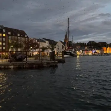 Erste Modellberechnungen sagten für Flensburg eine schwere Sturmflut voraus.