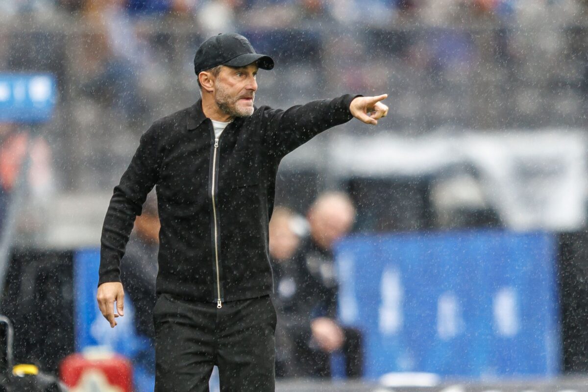 Hertha-Trainer Stefan Leitl will den achten Sieg im achten Ligaspiel. (Archivbild)