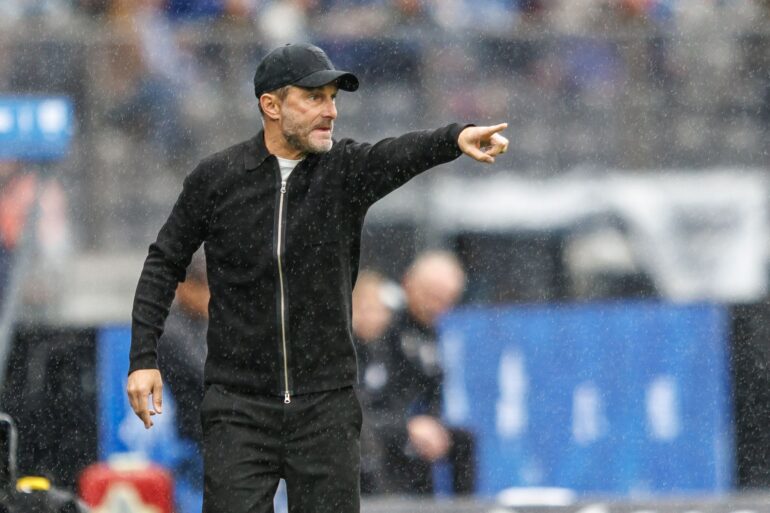 Hertha-Trainer Stefan Leitl will den achten Sieg im achten Ligaspiel. (Archivbild)