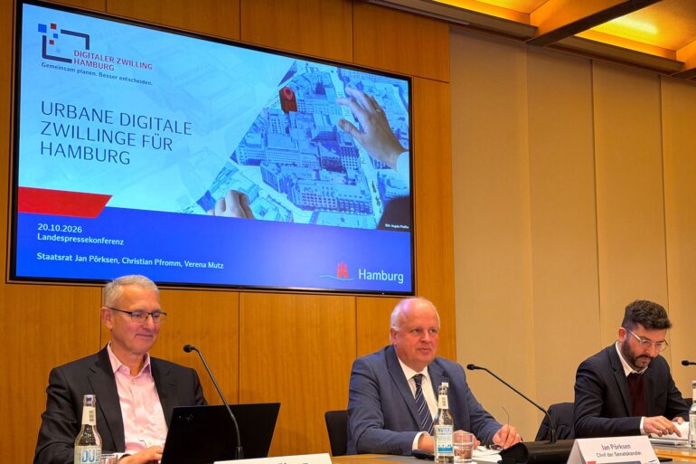 Digitale Zwillinge sollen Planungen in Hamburg erleichtern und transparenter machen.