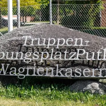 Auf dem Truppenübungsplatz Putlos starb ein Bundespolizist bei einem Schießunfall.