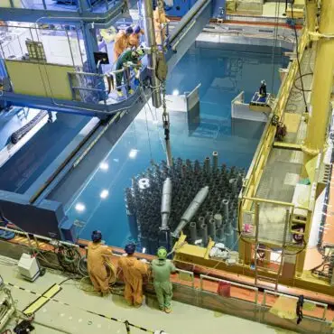 Ein Blick ins Innere des stillgelegten Atomkraftwerks.