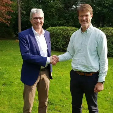 Matthias Hüppauff und Christian Stemmer zur Weiterentwicklung von MOINBoard auf den nordfriesischen Inseln