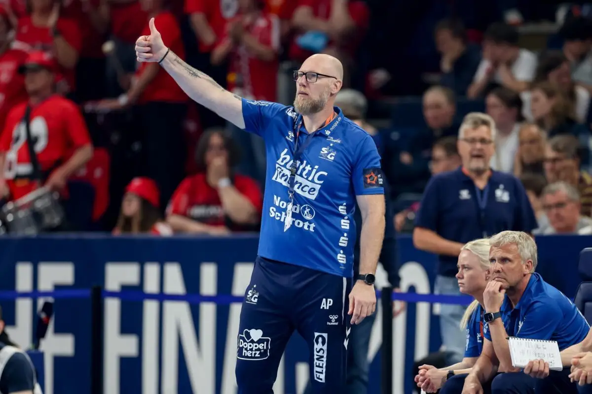 Trainer Ales Pajovic und die SG Flensburg-Handewitt feierten den zweiten Sieg in der Gruppenphase der European League. (Archivbild)