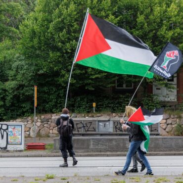 Das Hamburger Bündnis Palästina und die Gruppe Thawra Hamburg rufen für den Jahrestag der Terrorangriffe auf Israel zu einer Demonstration auf. (Archivbild)