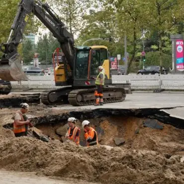 Auf der Amsinckstraße dauern Bauarbeiten an. (Archivbild)