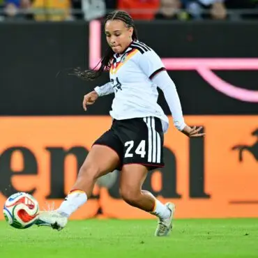 Debüt im DFB-Team gegen Australien: Stürmerin Lisa Baum.