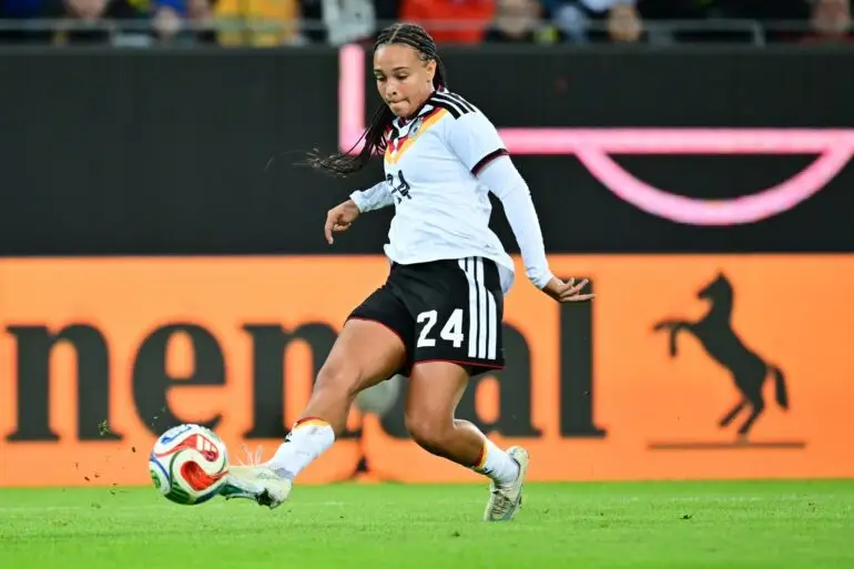 Debüt im DFB-Team gegen Australien: Stürmerin Lisa Baum.